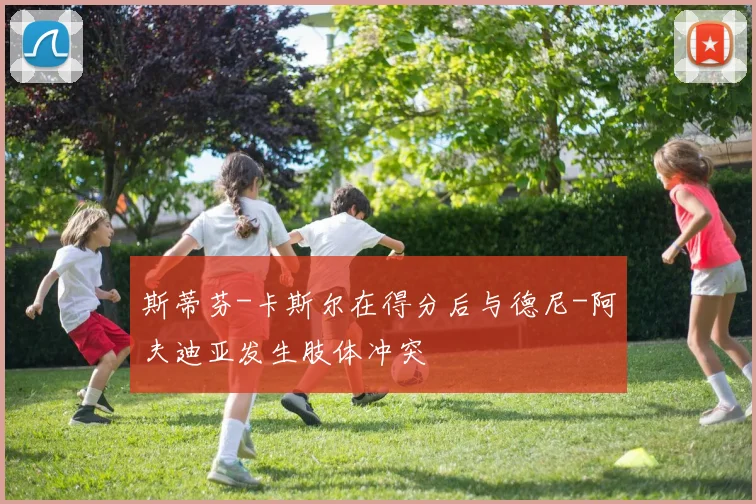 斯蒂芬-卡斯尔在得分后与德尼-阿夫迪亚发生肢体冲突